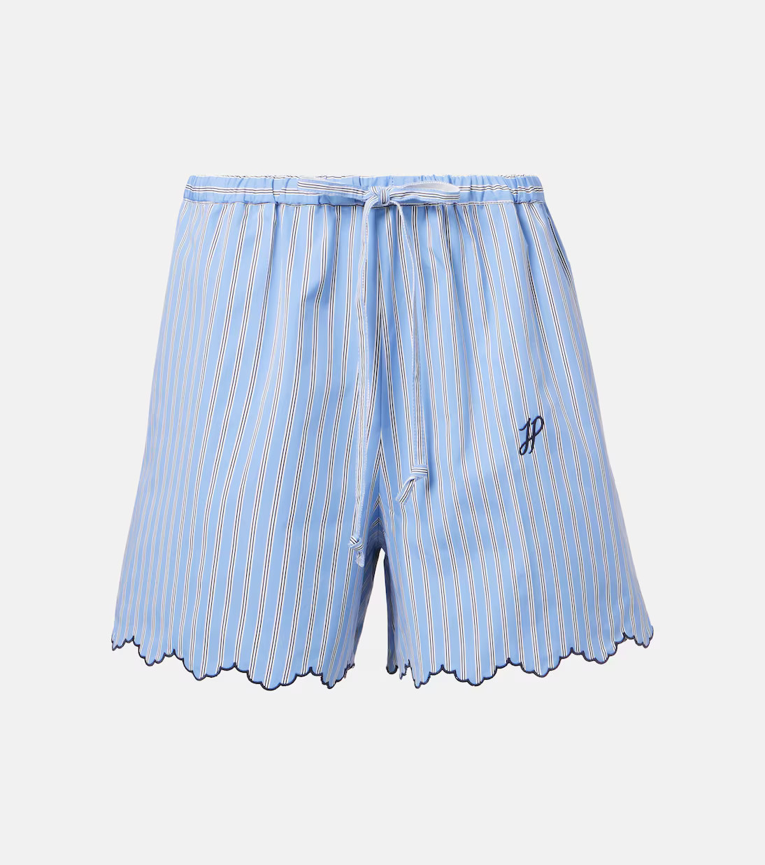 Scalloped cotton poplin shorts | Mytheresa (US/CA)