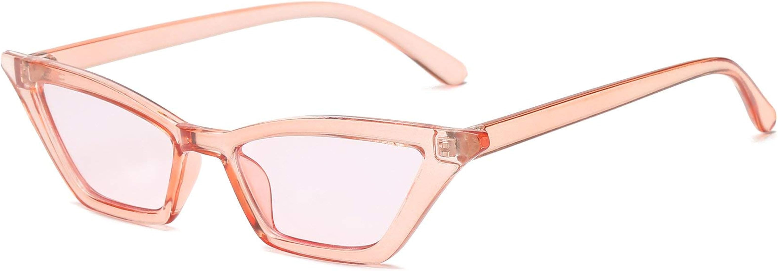 FEISEDY Small Cat Eye Sunglasses Vintage Square Shade Women Eyewear B2291 | Amazon (US)