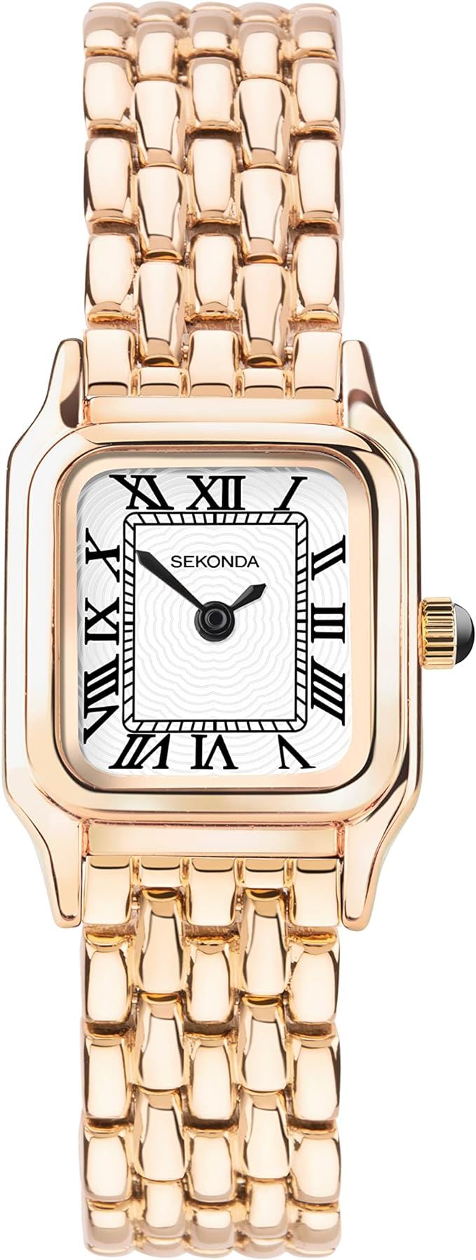 Sekonda Monica Ladies 20mm Quartz Watch in White with Analogue Display, and Gold Alloy Strap 4014... | Amazon (UK)