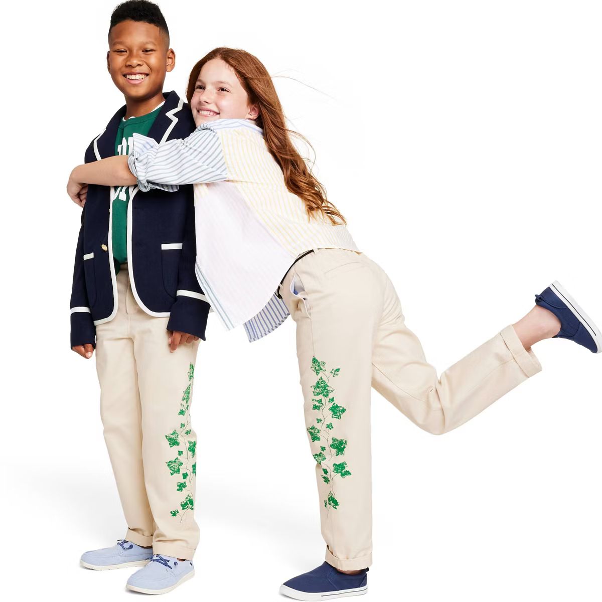 Kids' Ivy Print Straight Chino Pants - Rowing Blazers x Target | Target