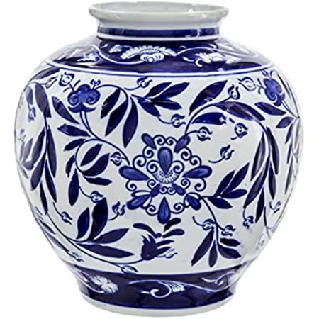 Floral Blue/White Vase | Amazon (US)
