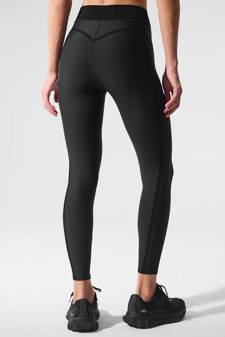 Airlift High-Waist 7/8 Line Up Legging | Alo Yoga (US)