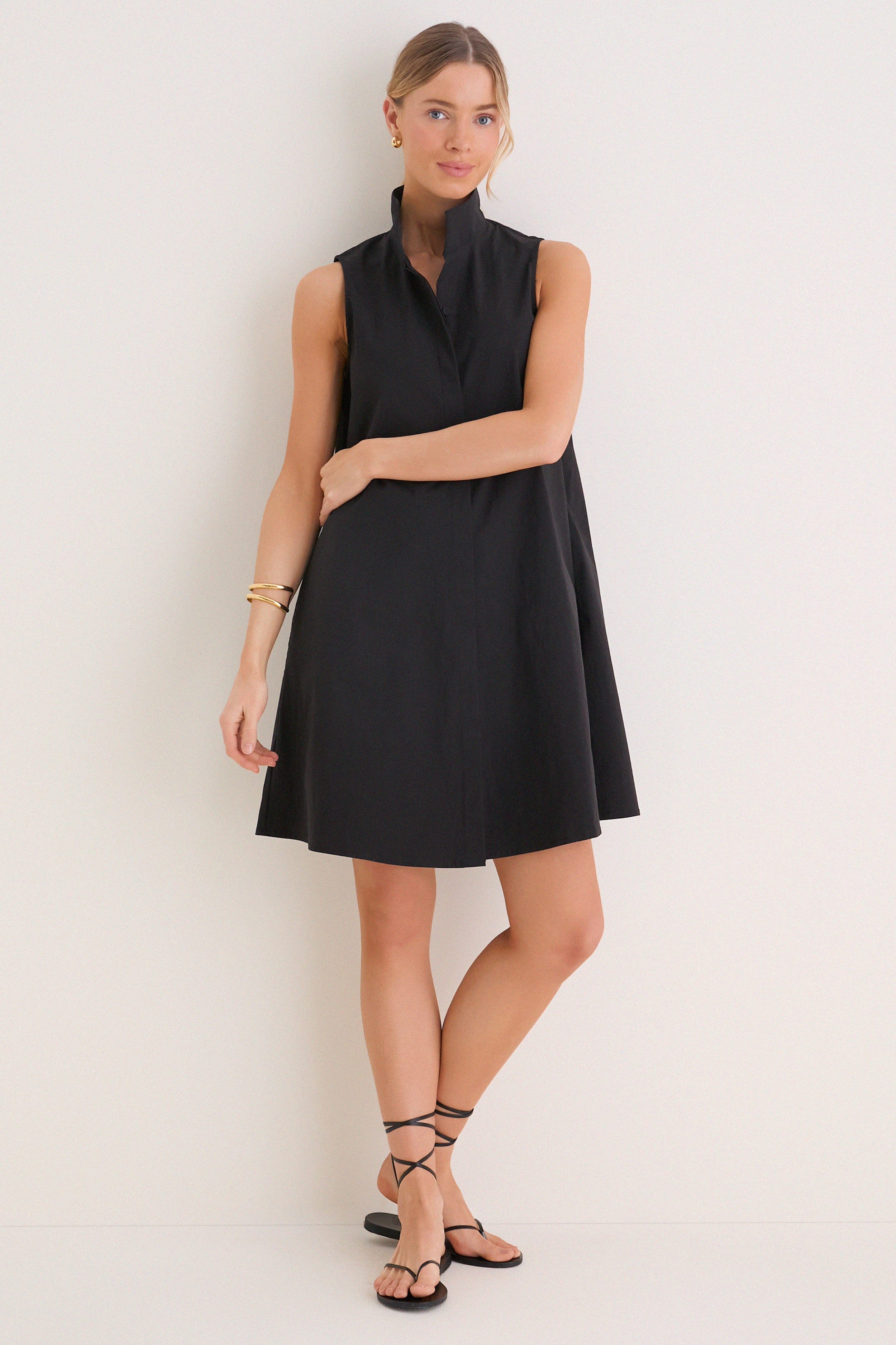 Black Sleeveless Charlie Dress | Tuckernuck (US)