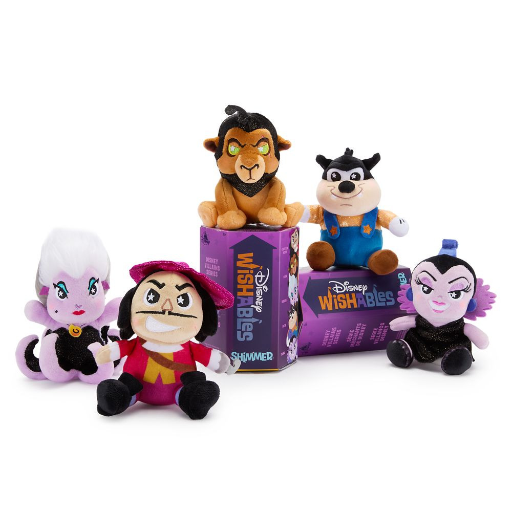 Disney Wishables Shimmer Mystery Plush – Disney Villains – 5'' – Limited Release | Disney Store