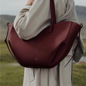 Polene Deep Burgundy Tote Bag | Poshmark