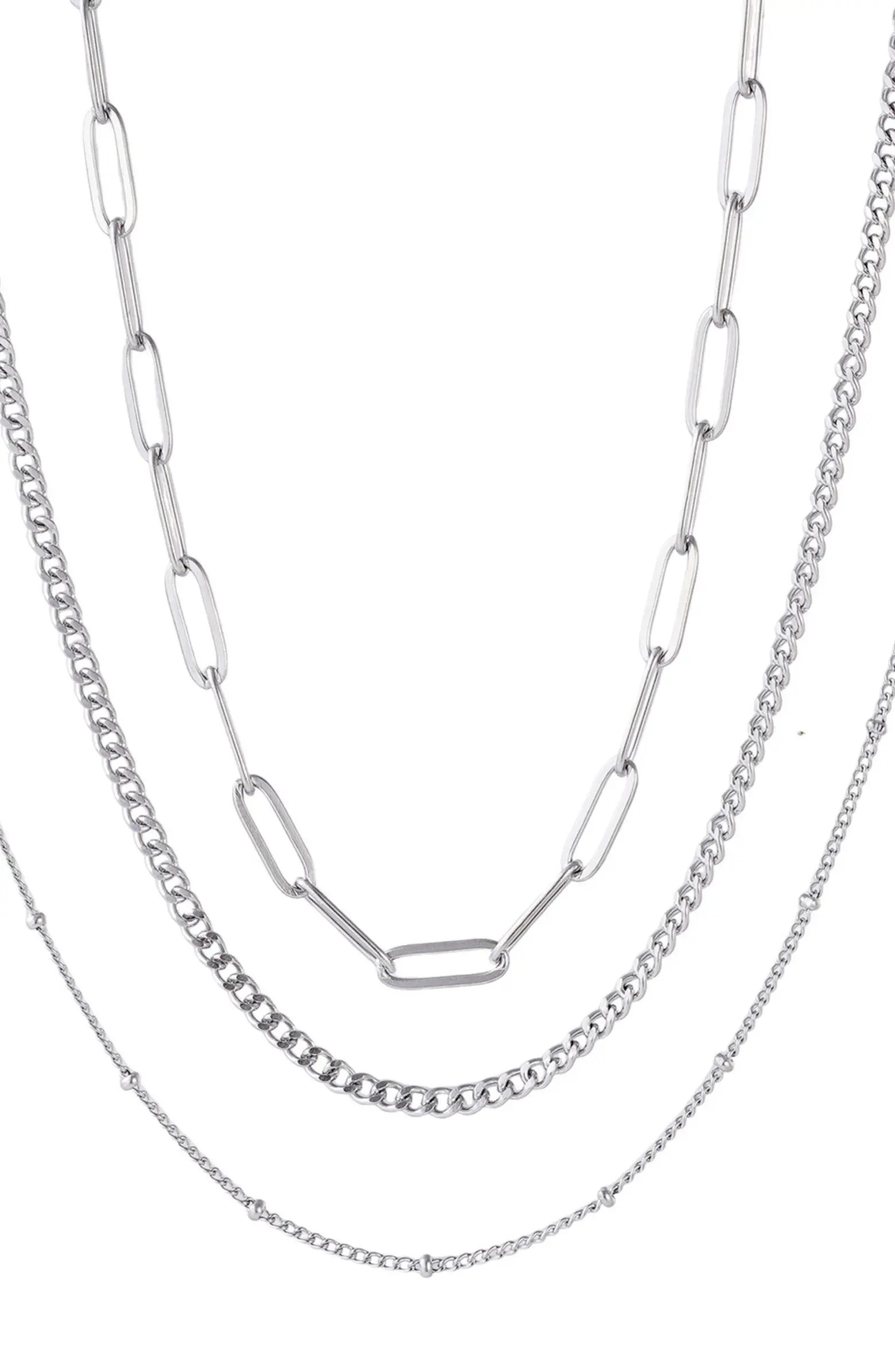 Set of 3 Assorted Chain Necklaces | Nordstrom Rack