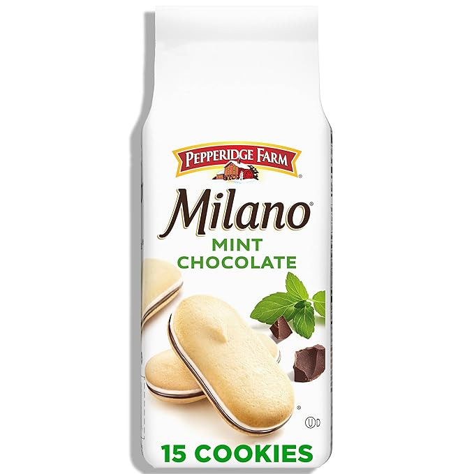 Pepperidge Farm Milano Mint Chocolate Cookies, 7 OZ Bag (15 Cookies) | Amazon (US)