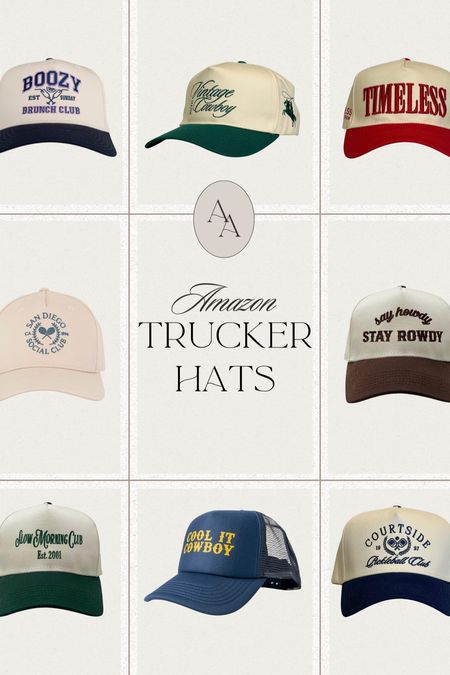 Amazon trucker hats // trendy looks // country concert // 

#LTKFindsUnder50 #LTKStyleTip #LTKSeasonal