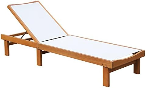 WOOD OUTDOOR CHAISE | Amazon (CA)