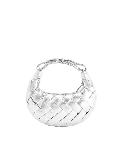 JW PEI Orla Weave Handbag - Silver | Amazon (US)