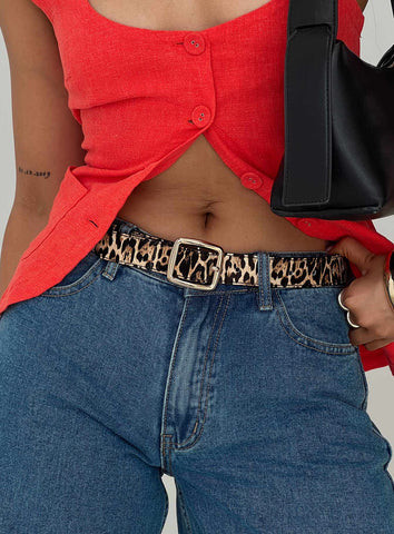 Chapman Belt Leopard | Princess Polly US