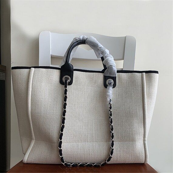Women Luxury Shopping Bag Handbags Canvas Large Capacity | Etsy | Etsy (US)