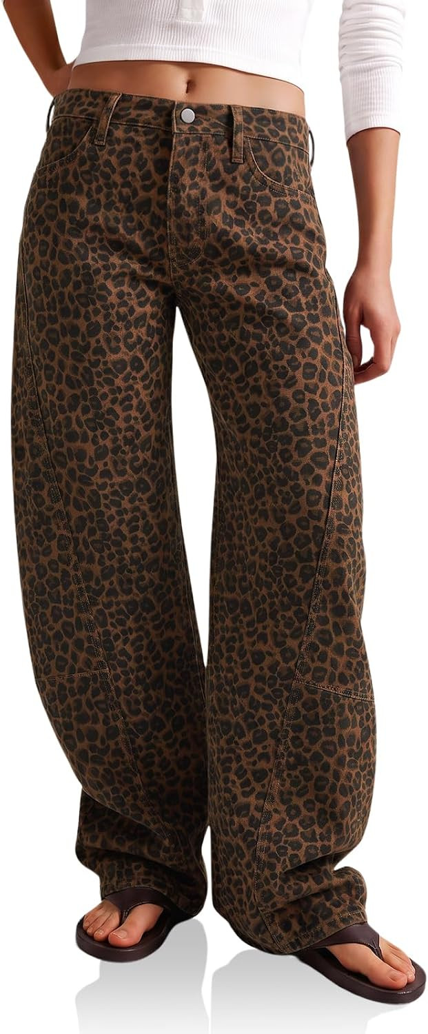 Cicy Bell Womens Baggy Wide Leg Jeans High Waisted Seam Denim Pants | Amazon (US)