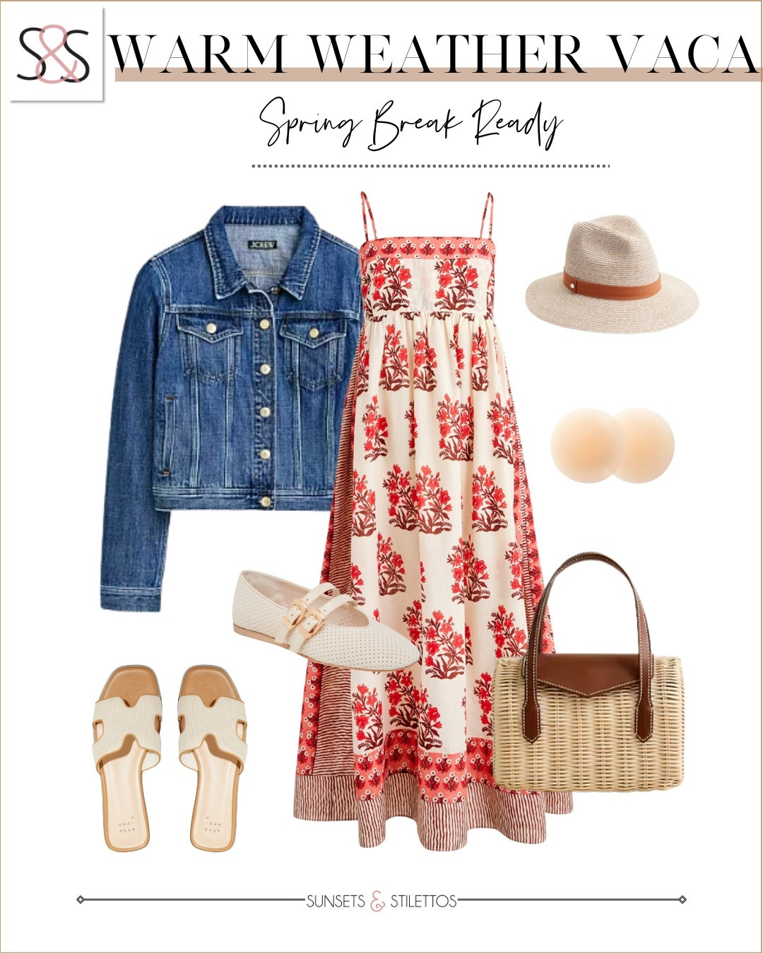 Loving this mixed media dress for spring and summer! Perfect for spring break, travel or any resort vacation!

Sunsets and Stilettos, flats, Mary jane

#LTKOver40 #LTKStyleTip #LTKTravel