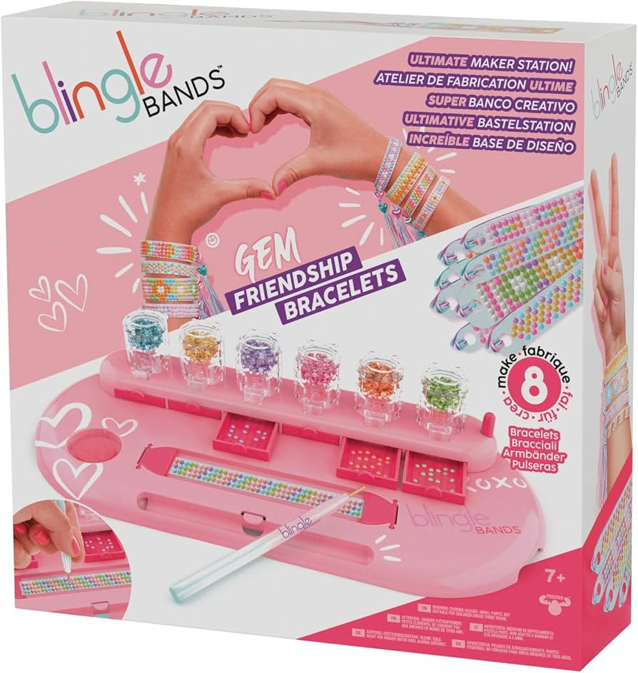 Bands DIY Gem Friendship Bracelet, 8 Band Deluxe Studio - Arts & Craft Activity for Ages 7 and Up... | Amazon (US)