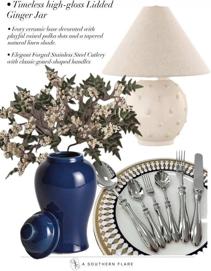 Timeless tableware & decor! Perfect for any dining experience. #TableSetting #HomeDecor | Amazon (US)