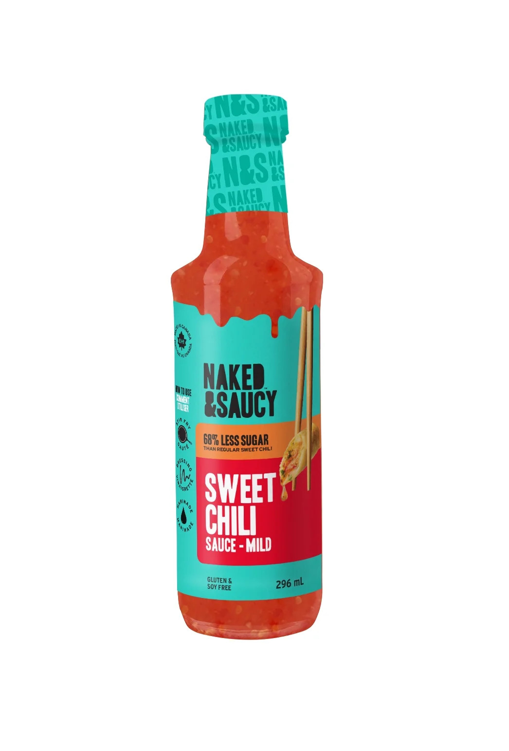 Naked & Saucy Low Sugar Sweet Chili Sauce, 296mL, Bold Versatile Low Sugar Sauce | Walmart (CA)