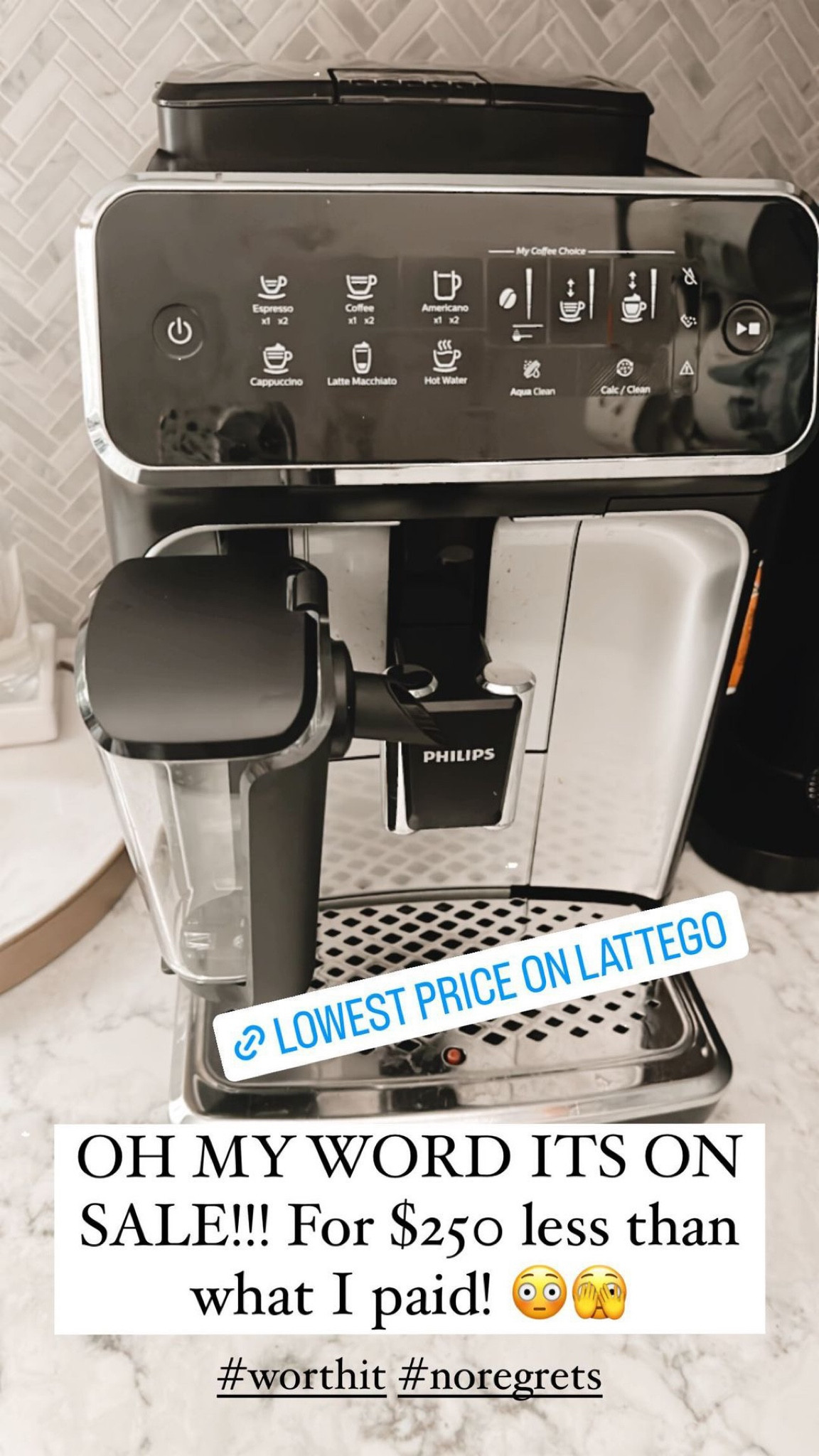 No regrets on this purchase & it’s $250 off! 🥳🤩☕️

#LTKsalealert #LTKxPrimeDay #LTKFind