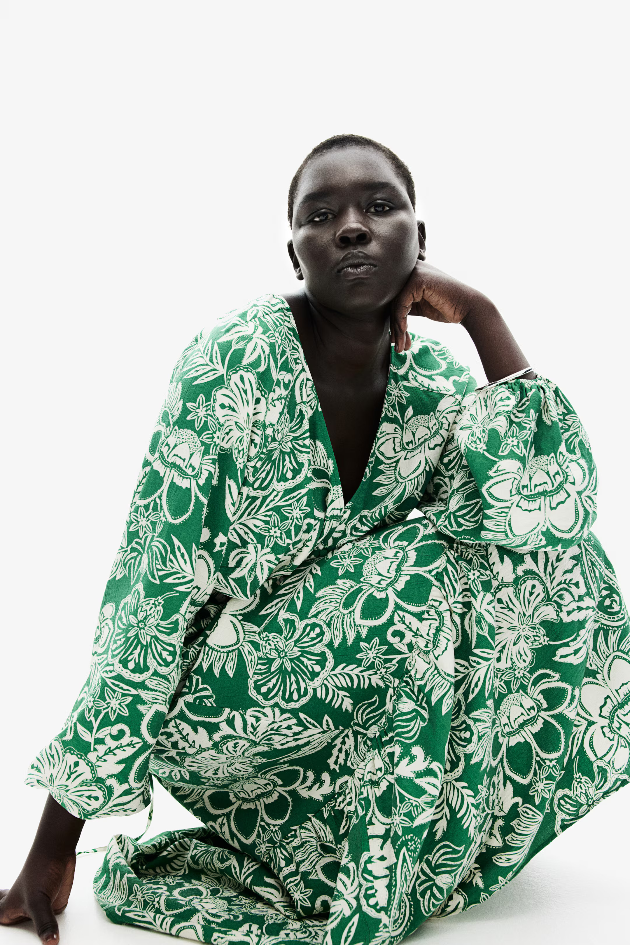 Tie-belt Crêpe Dress | H&M (US + CA)