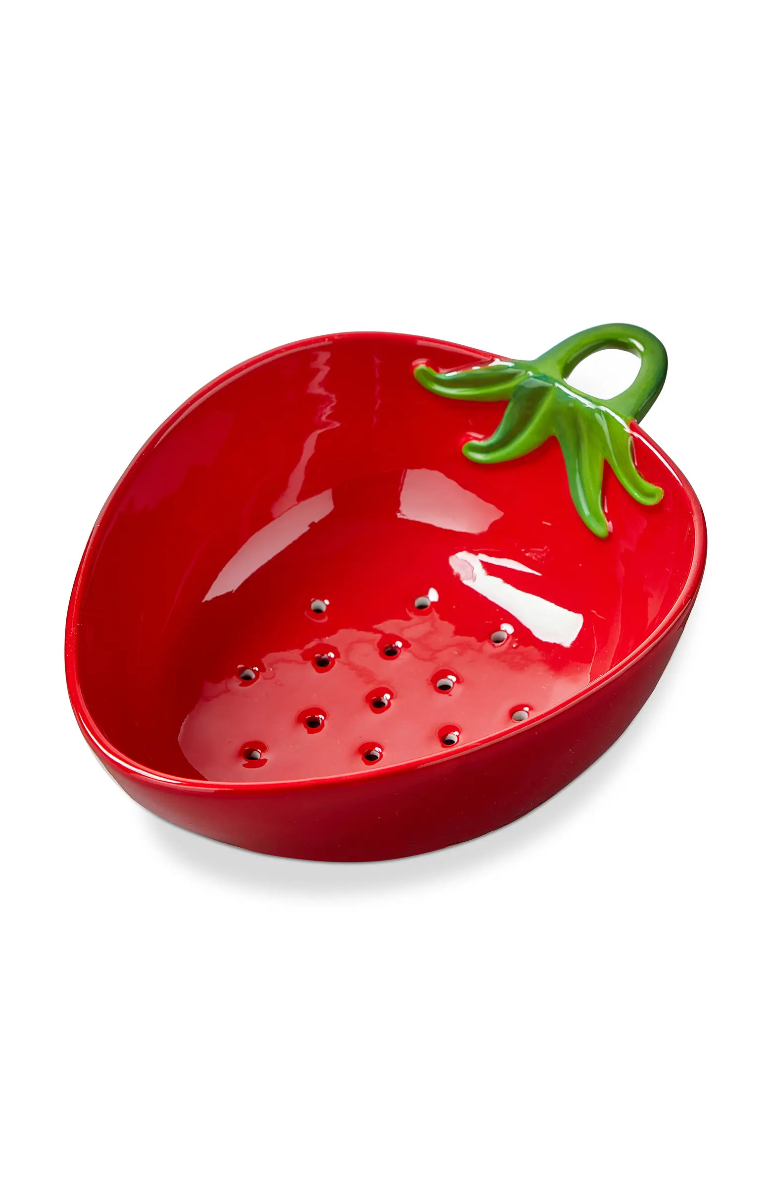 Strawberry Berry Bowl Red Multi Stoneware Summer | Nordstrom