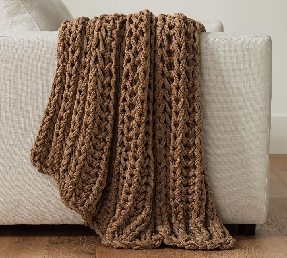 Colossal Ribbed Throw | Pottery Barn (US)