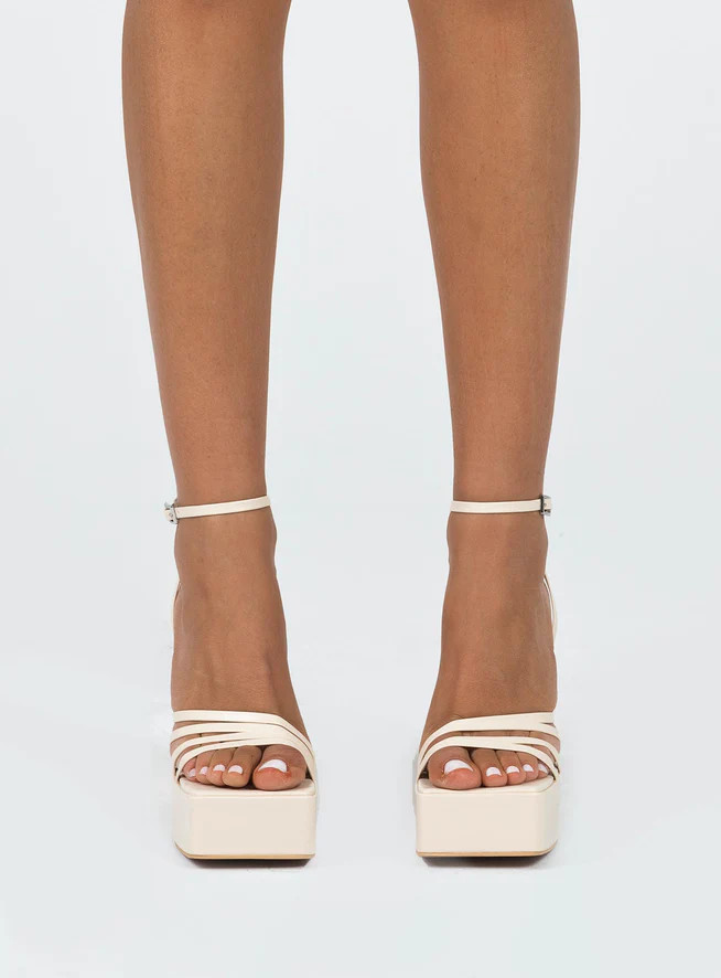 La Belle Heels Bone | Princess Polly US