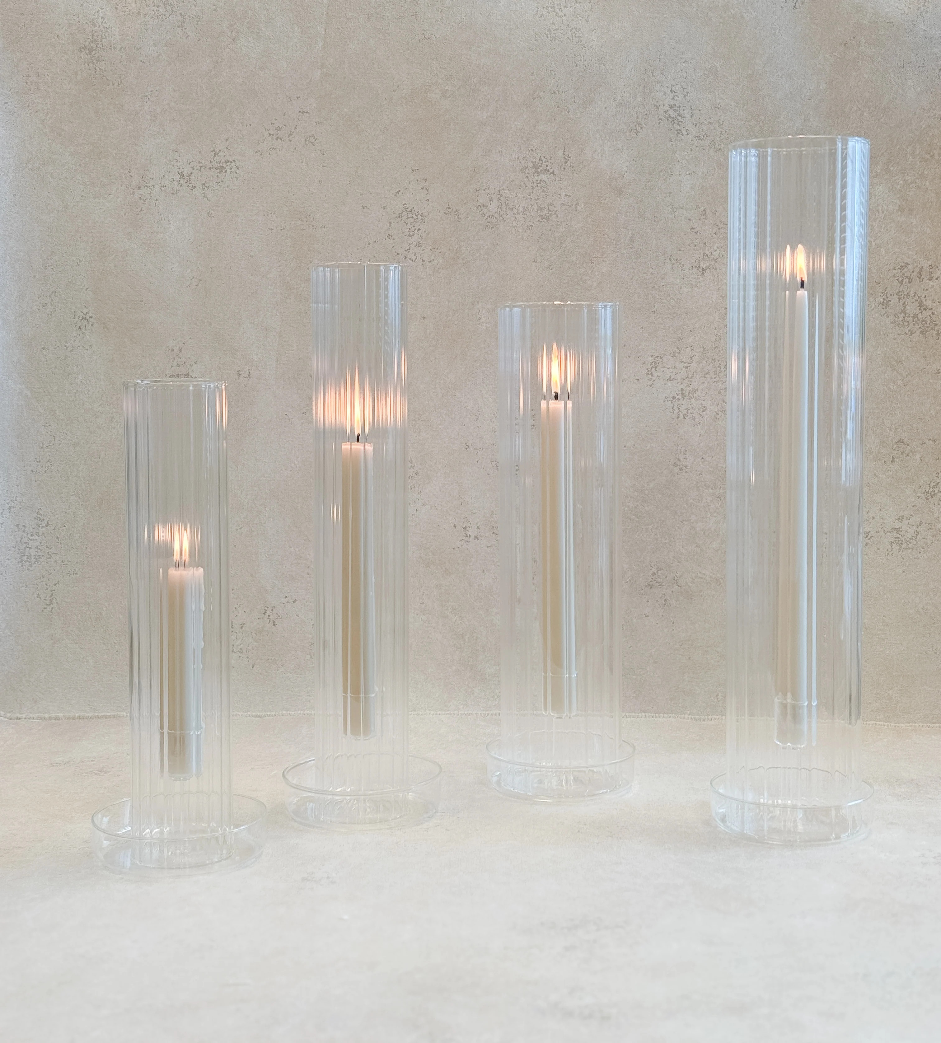 Reeded Candle Sleeves | Cottage and Key