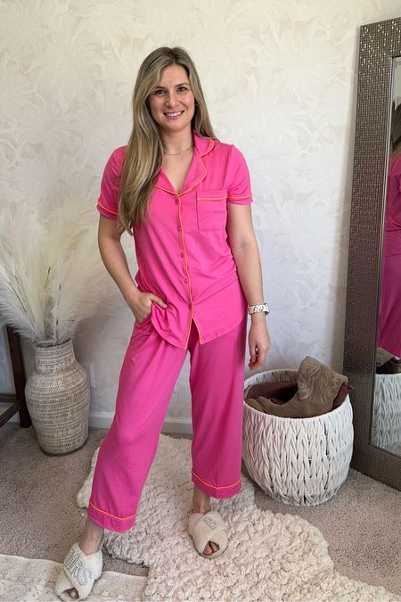 Walmart pjs joy spun super soft and comfortable 
Capri pj pants for spring hot pink and orange linked 


#LTKfamily #LTKfindsunder50 #LTKstyletip