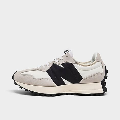 New Balance Women's 327 Core Casual Shoes in Off-White/White Size 10.0 Nylon/Suede | Finish Line (US)