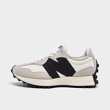 New Balance Women's 327 Core Casual Shoes in Off-White/White Size 6.5 Nylon/Suede | Finish Line (US)