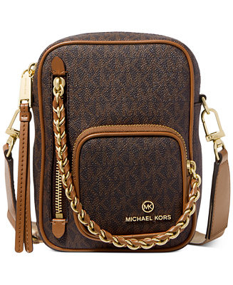 Michael Kors Signature Elliot Small North South Utility Camera Crossbody & Reviews - Handbags & A... | Macys (US)