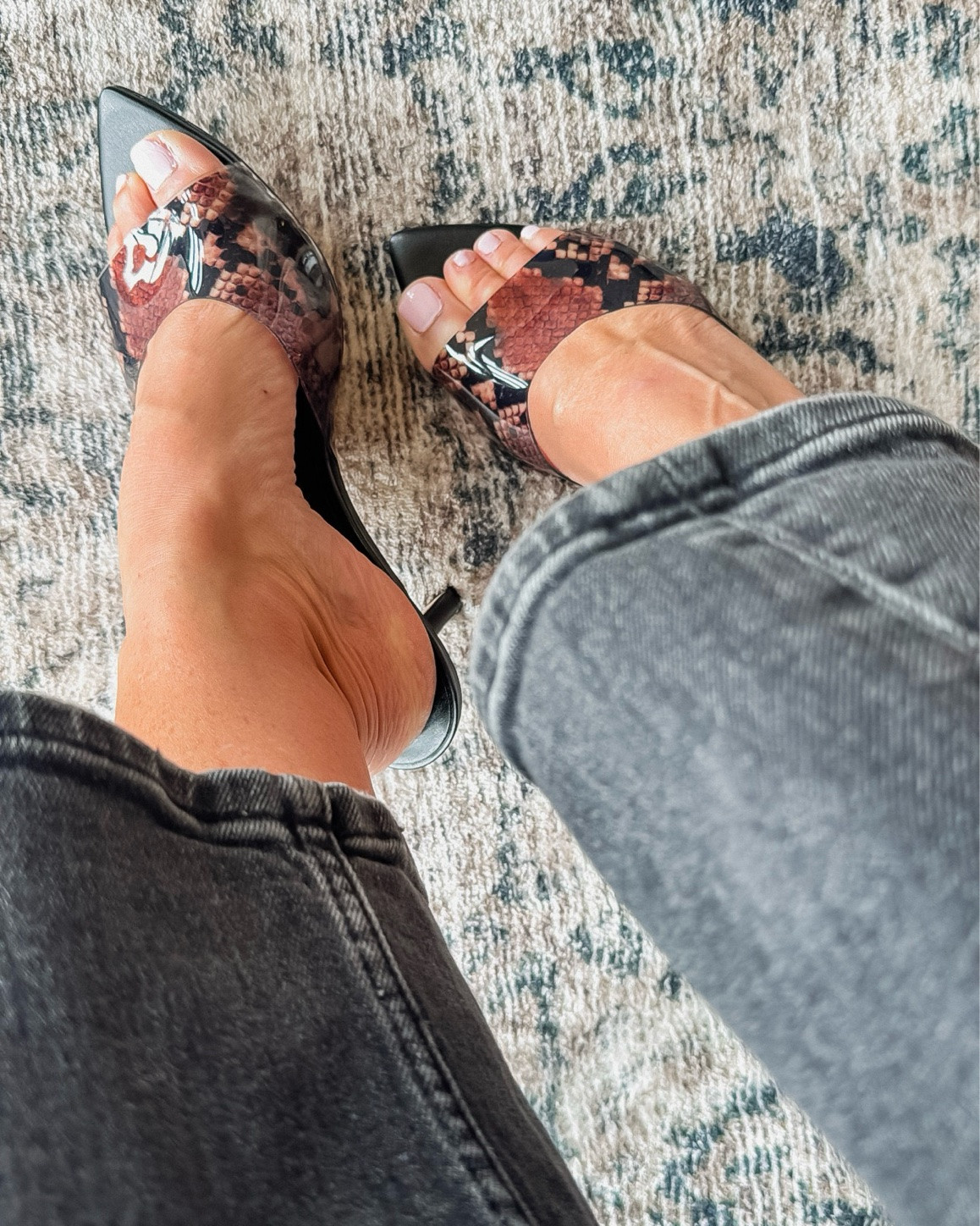 Favorite heels in a fun new snakeskin. 
TTS 
Linking the leopard too.

#LTKmomlife #LTKOver40 #LTKSeasonal
