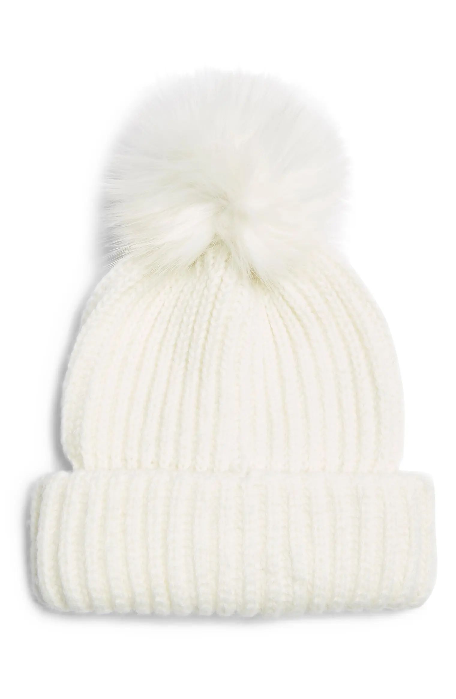 Faux Fur Pom Beanie | Nordstrom