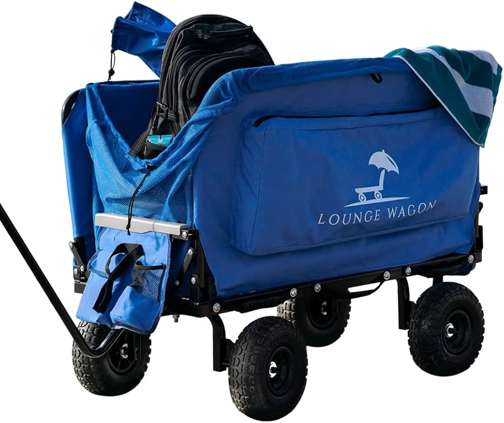 The Lounge Wagon – The Only Wagon That Converts into a 2-Person Chair - 3-in1 carts with Wheels... | Amazon (US)