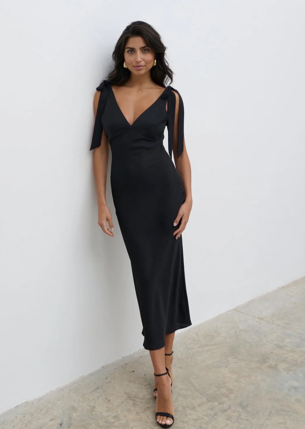 Piper Tie Midaxi Dress | Pretty Lavish (UK)