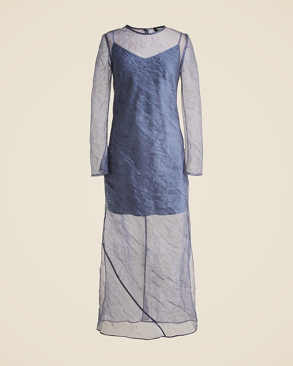 Collection layered sheath dress in textured organza | J. Crew US