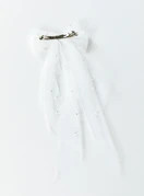Imi Hair Bow White | Princess Polly US