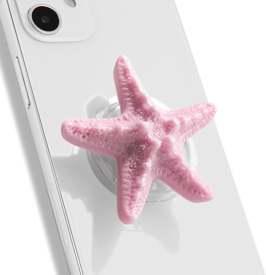 DALSTONE Cute Seashell and Starfish Shape Collapsible Expandable Multi Functional Mobile Phone Gr... | Amazon (US)