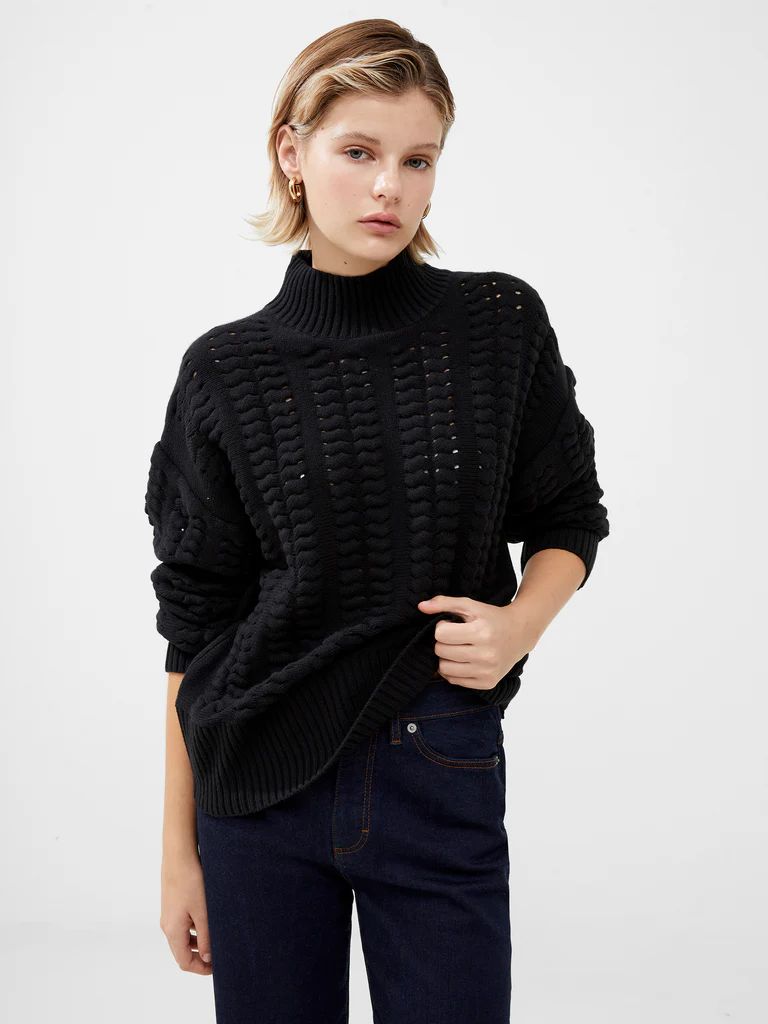 Jolee High Neck Cable Knit Jumper | French Connection (UK)