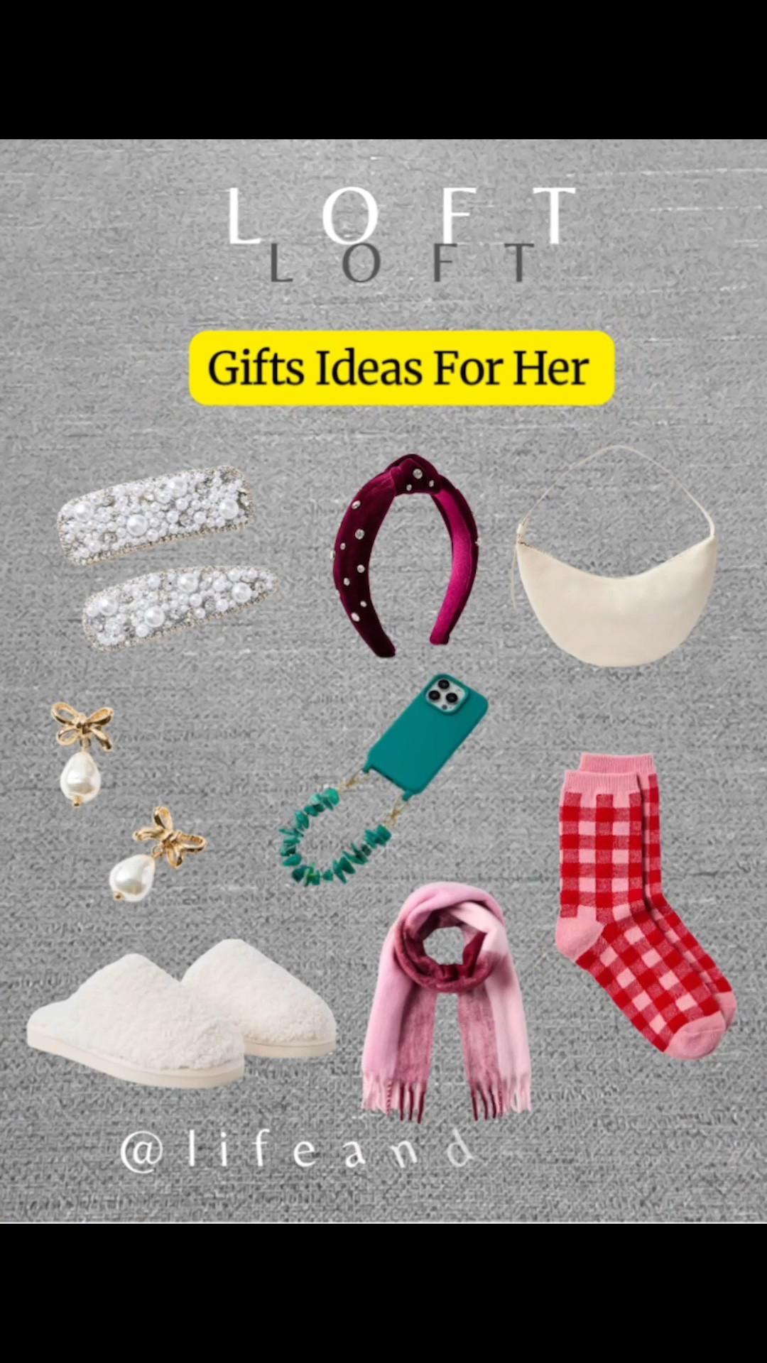 LOFT gift ideas for her featuring cozy accessories, chic details, and everyday favorites that feel thoughtful and timeless. Easy picks that fit midlife style and ageless fashion for any occasion.
#midlifefashion #agelessstyle #giftideasforher #loftstyle #womensgifts #everydaystyle #cozychic #accessorylove #styleinspo #lifeandstylej 

#LTKHoliday #LTKGiftGuide #LTKOver40
