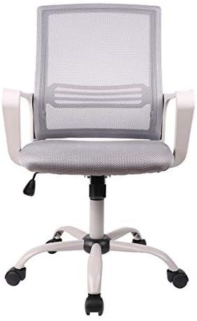 SMUGDESK Ergonomic Swivel Task Computer Desk Home Office Chair with Wheels and Arms, Gray | Amazon (US)