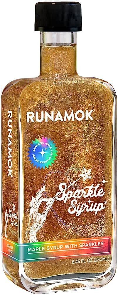 Runamok Sparkle Syrup - Maple Syrup Infused with Edible Sparkles, Perfect Pancake Syrup, Fun Verm... | Amazon (US)