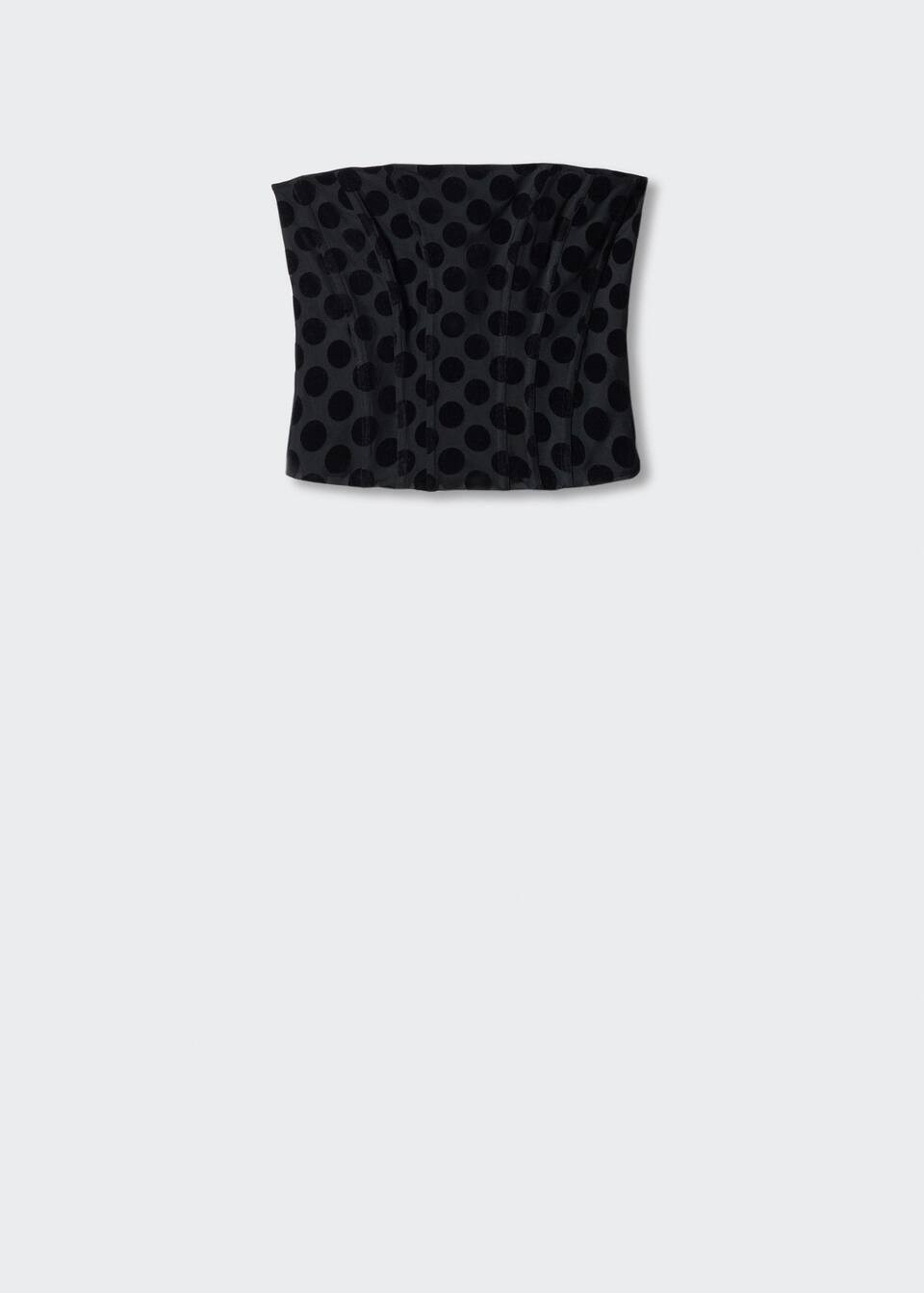 Search: Black polka dot bustier (70) | Mango USA | MANGO (US)