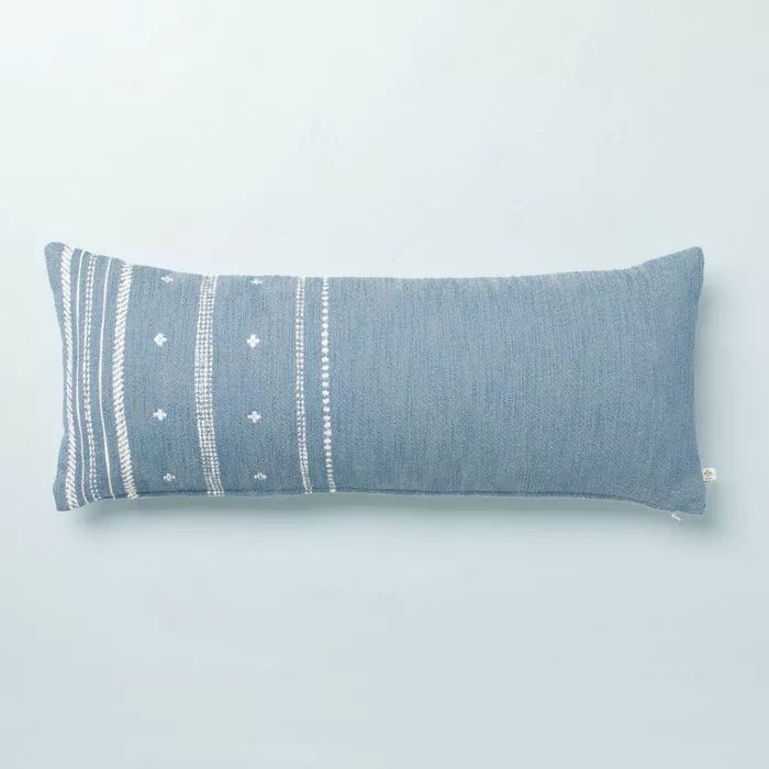 Dotted Stripe Throw Pillow with Zipper - Hearth & Hand™ with Magnolia | Target