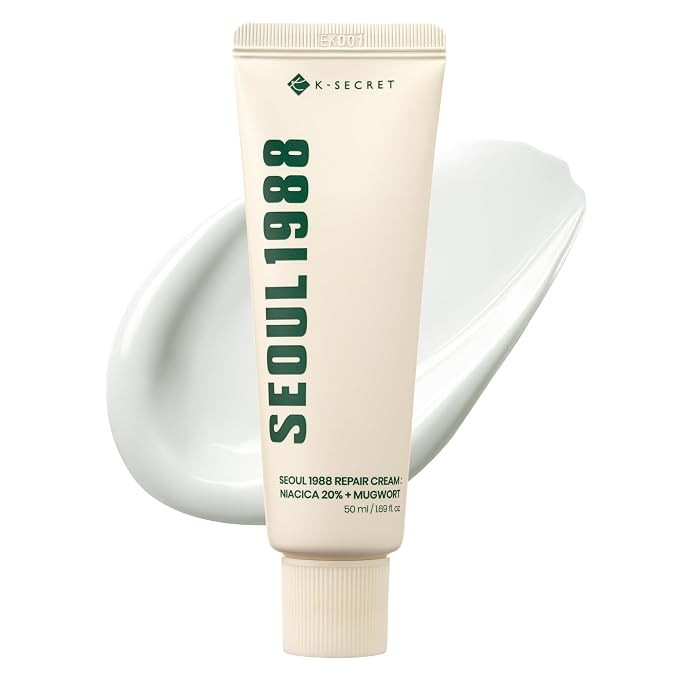 K-SECRET SEOUL 1988 Repair Cream – Soothing Moisturizer with Niacinamide 5% and Centella Asiati... | Amazon (US)