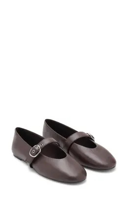 MANGO Mary Jane Ballet Flat in Sand at Nordstrom, Size 5Us | Nordstrom