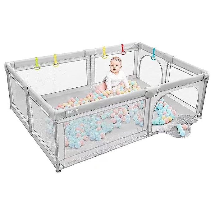 Baby Playpen Portable Kids Safety Play Center Yard Home Indoor Fence Anti-Fall Play Pen, Playpens... | Amazon (US)