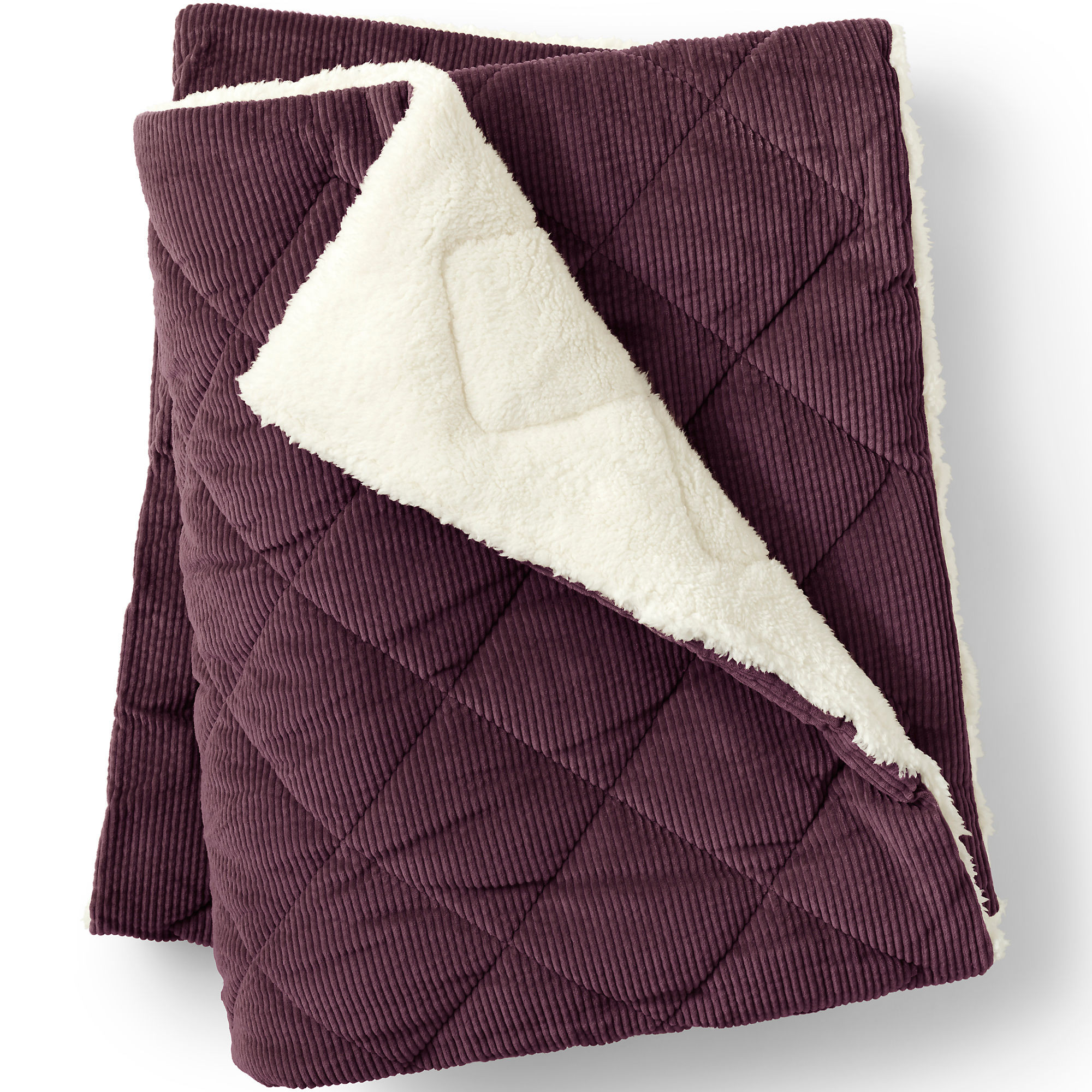 Corduroy Throw Blanket | Lands' End (US)