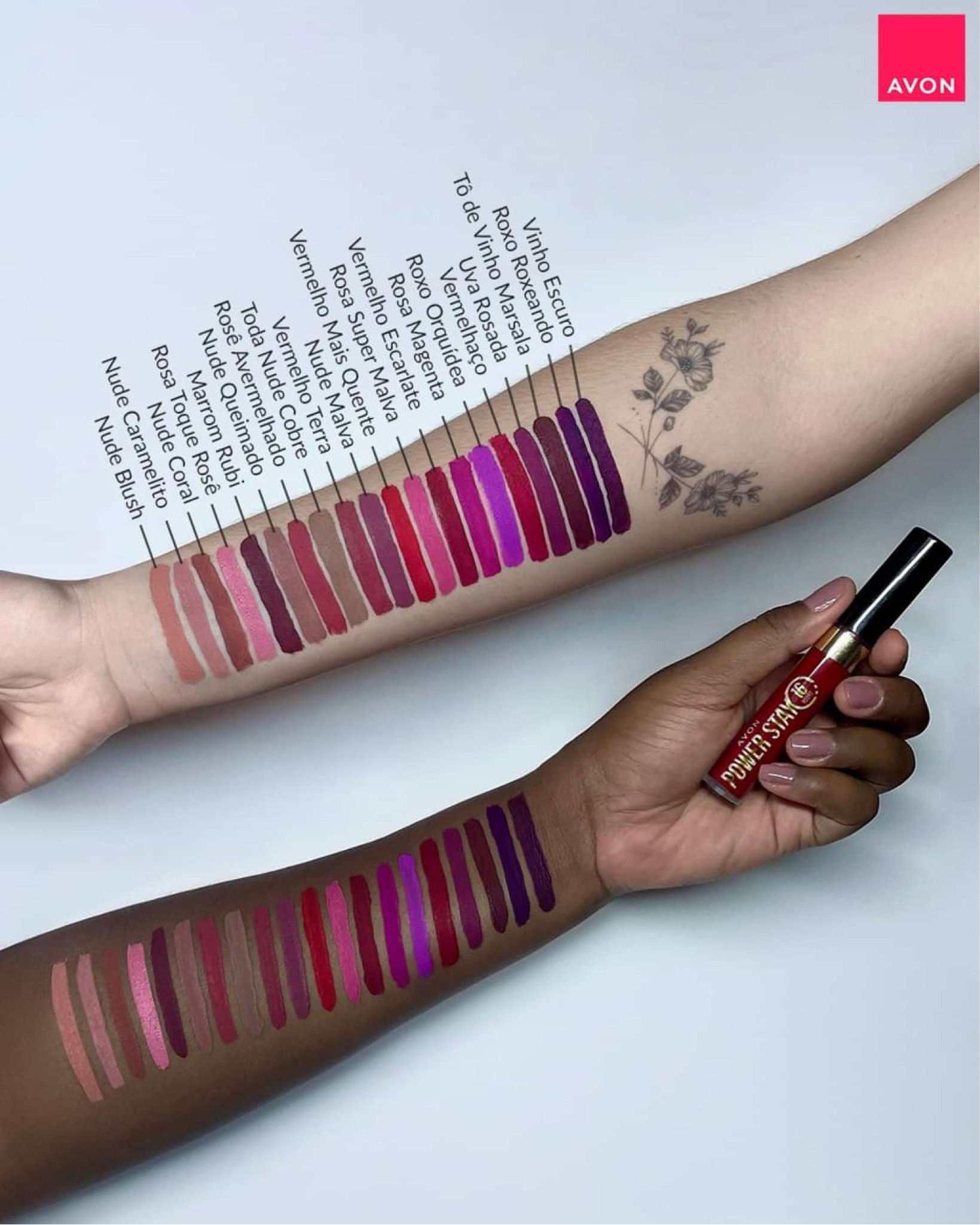 Olha que luxooooo meu Novo Batom Power Stay! Agora com uma embalagem lindérrima, mais cores, mais conforto nos lábios e aquela longa duração que todo mundo amaaaa 😘✨
Vem me seguir na LTK e fique atualizada com as novidades que Avon tem 💖

#LTKbeauty #LTKstyletip #LTKbrasil