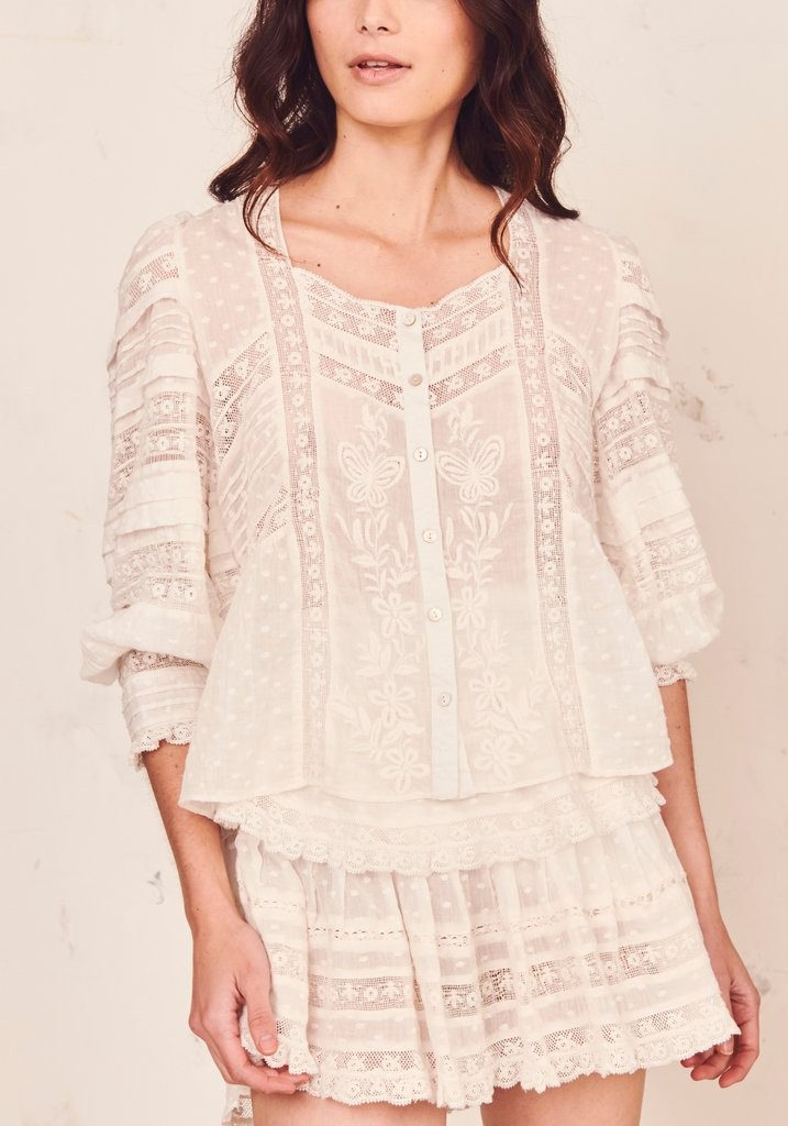 Ruffle Mini Skirt | LOVESHACKFANCY